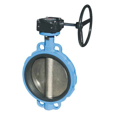 渦輪傳動對夾軟密封蝶閥D371X-16